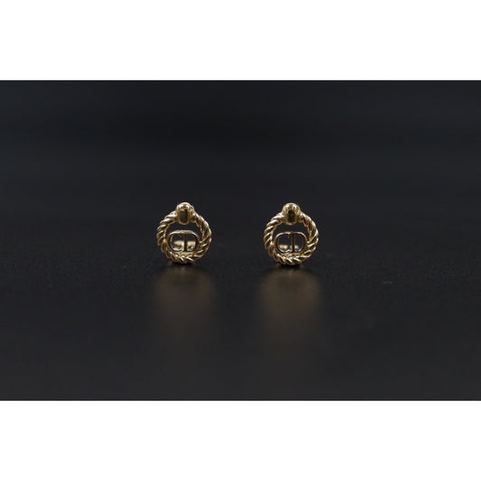 Very Good ( Rank A) | Dior CD Earring Gold Plated|24050926
