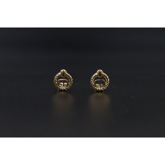 Rank A ｜ Dior CD Earring Gold Plated｜24050926