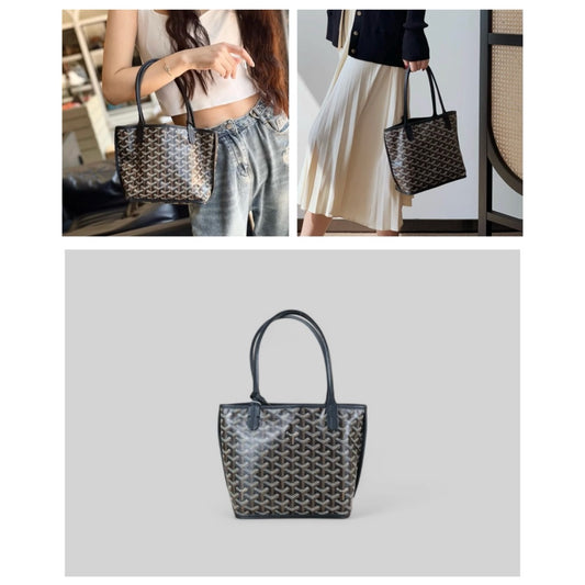 Very Good ( Rank A) | Goyard Anyone Mini Tote Bag Black|W25030116