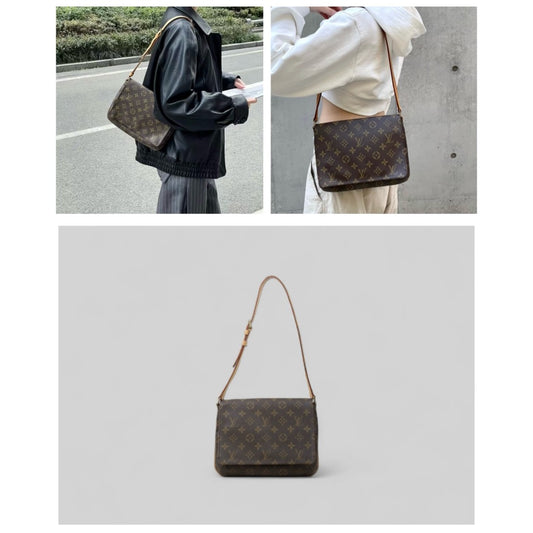 Good ( Rank AB)| LV Monogram Musette Tango Shoulder Bag|24110601