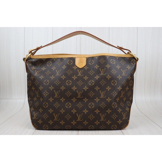 Rank AB |LV Monogram Delightful PM Shoulder Bag|23121410