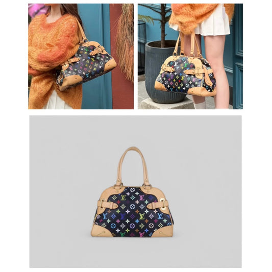 Very Good ( Rank A)| LV Monogram Multicolor Claudia Hand Bag |S25030704