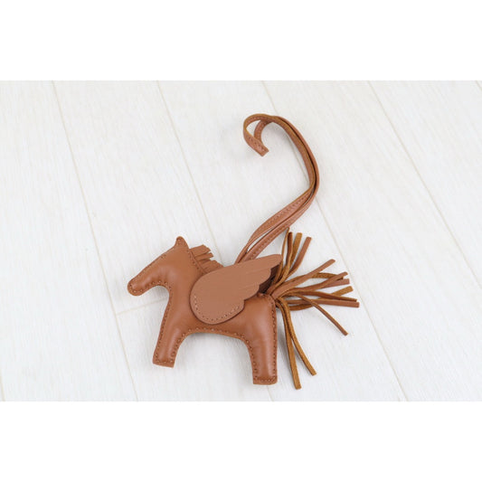 Excellent(Rank SA)| HERMES Rodeo PM Bag Charm Brown|S25022806