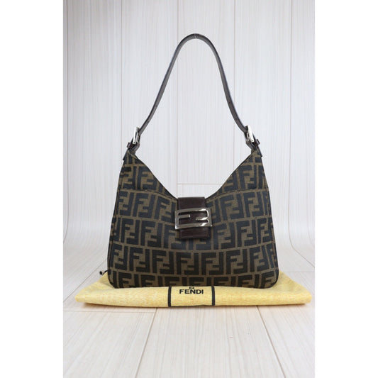 Rank A | FENDI Zucca Shoulder Bag |23061406