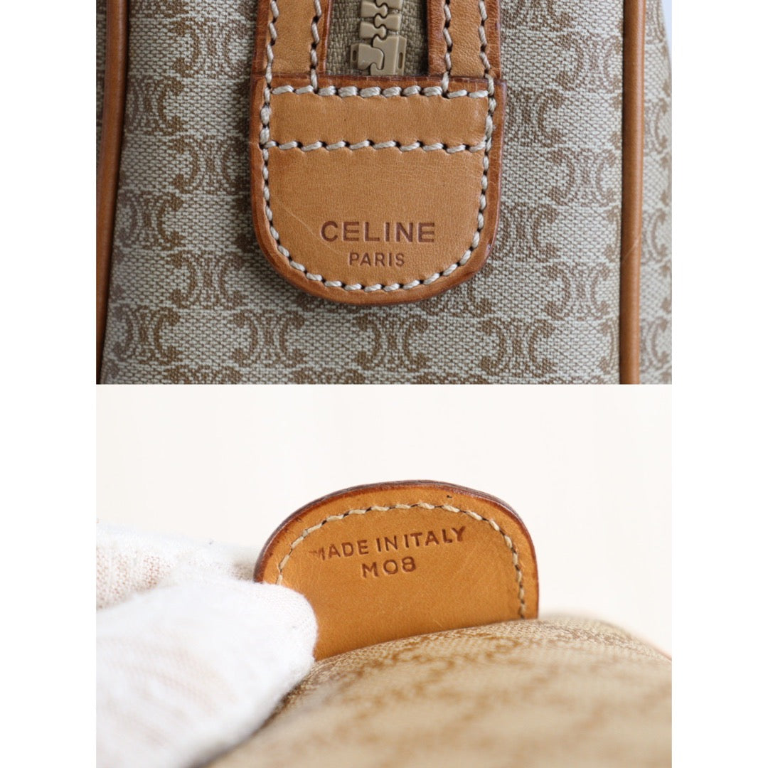 Rank A | CELINE Macadam HandBag |V23070716