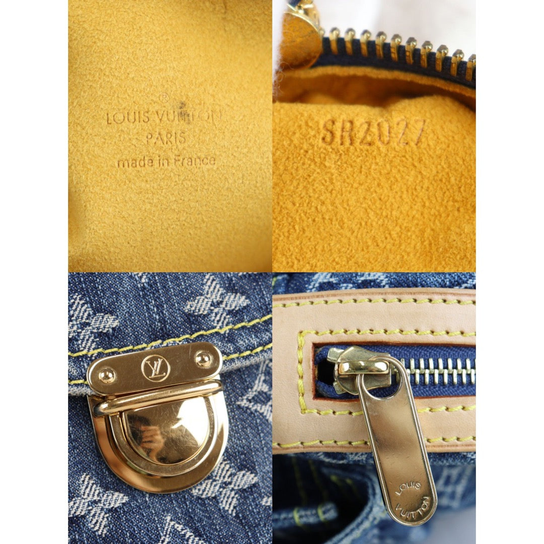 Rank A | LV Denim Camera Bag |230062607