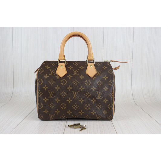 Rank A | LV Monogram Speedy 25 |23060117