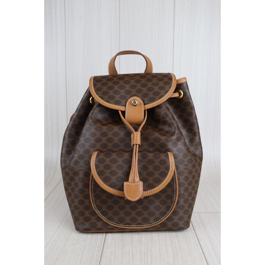 Rank A | CELINE Macadam Backpack |V23072802