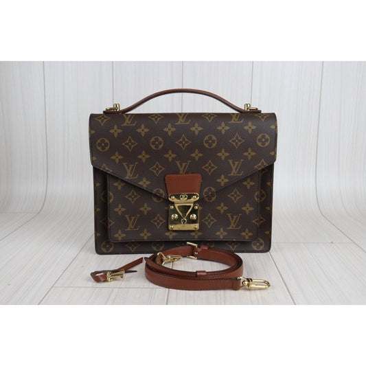 Rank AB | LV Monogram Monceau28 Shoulder Bag |23070414