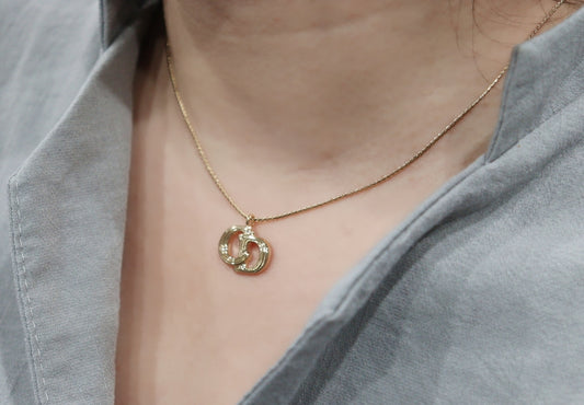 Rank SA | Dior CD Necklace Gold Plated |23033004