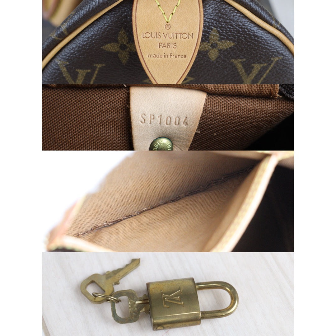 Rank A | LV Monogram Speedy 25 |23060117