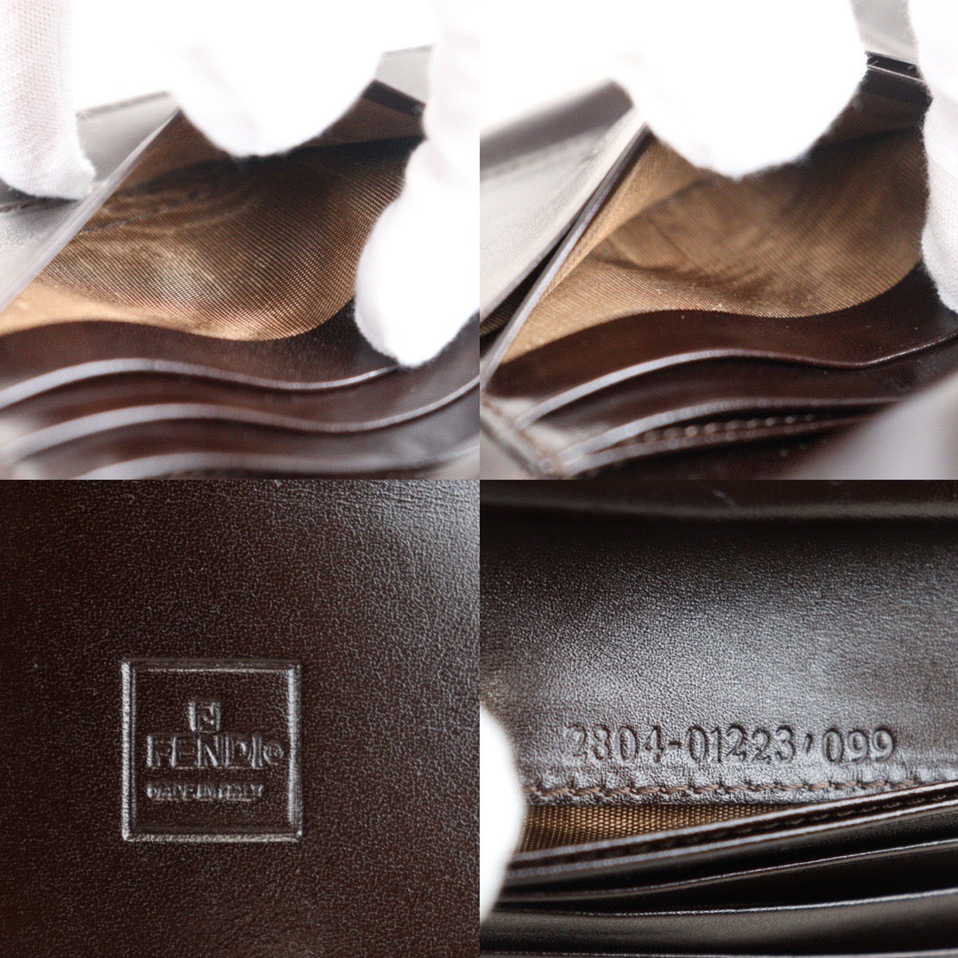 Rank A | FENDI Zucca Mamma Wallet |V23071404