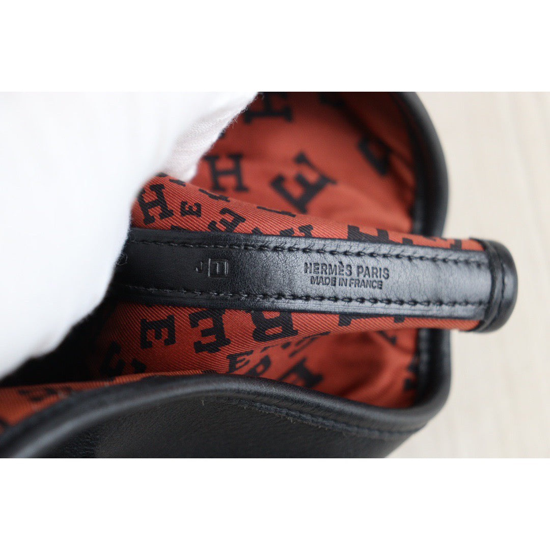 Rank AB | HERMES Garden Party TPM Swift Black Handbag |23072511