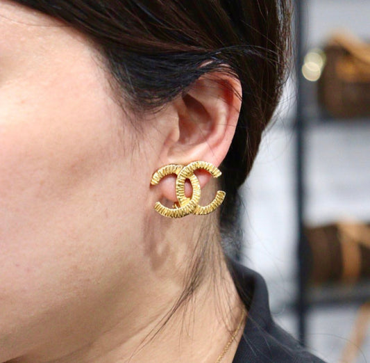 Rank A |CHANEL Vintage Earrings |23062309