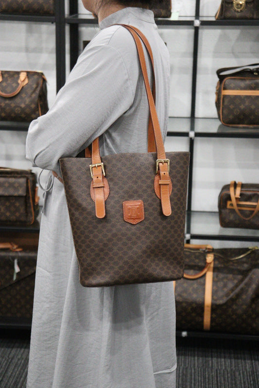 Rank AB|Celine Macadam Tote Bag|23052905