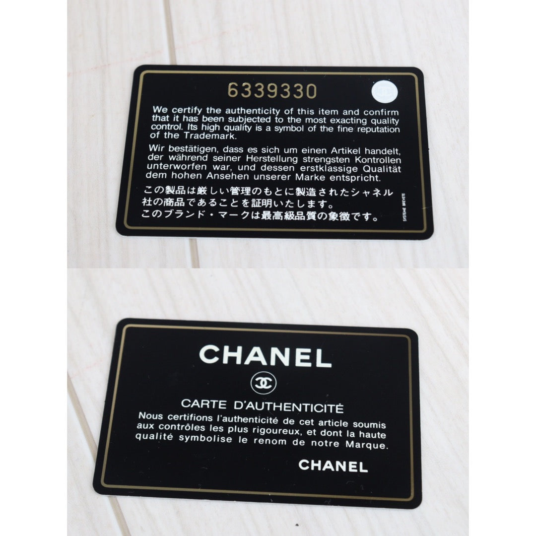 Rank AB | CHANEL Caviar Skin Leather Calf Leather Tote Bag|23060120