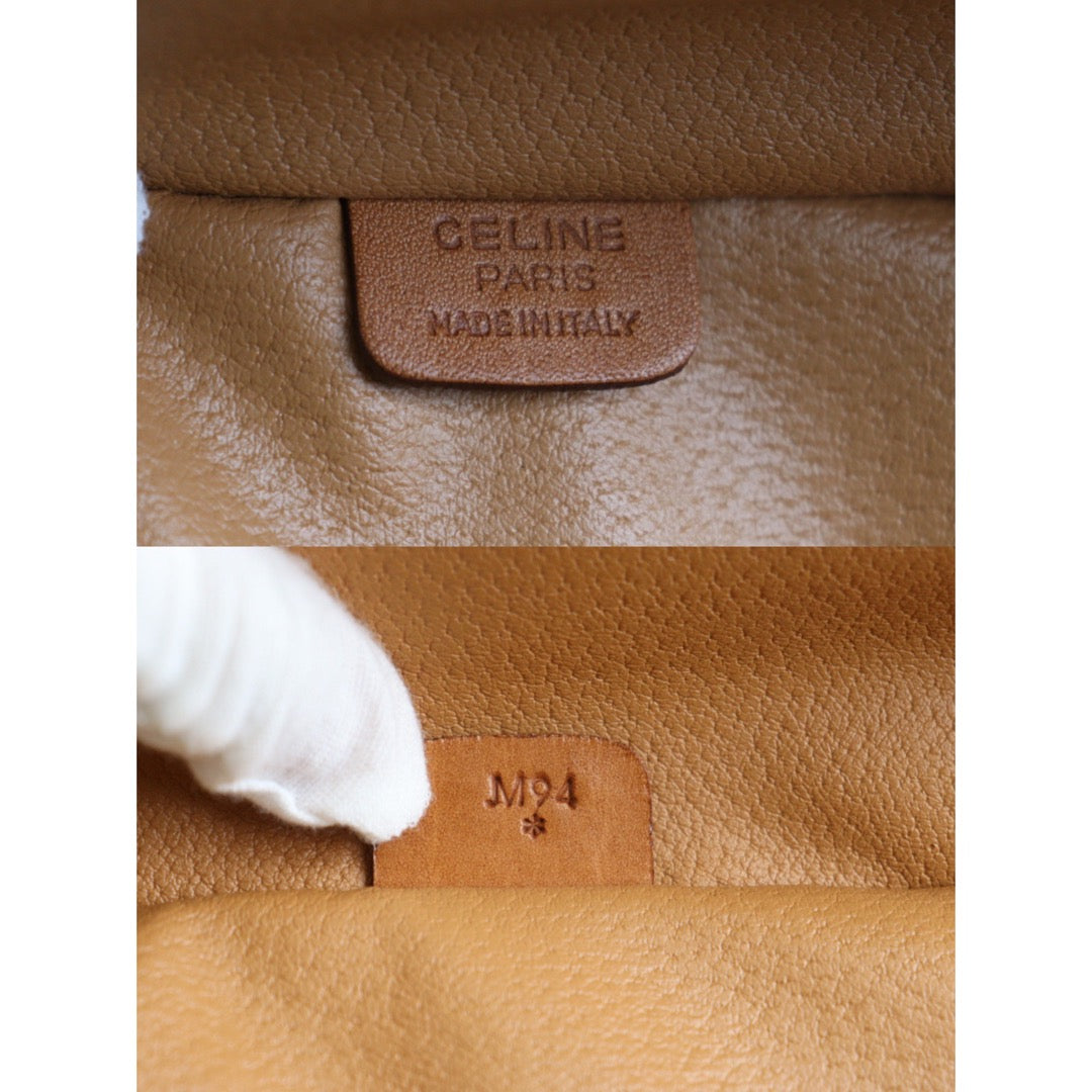Rank AB | CELINE Macadam Vanity Handbag |23071505