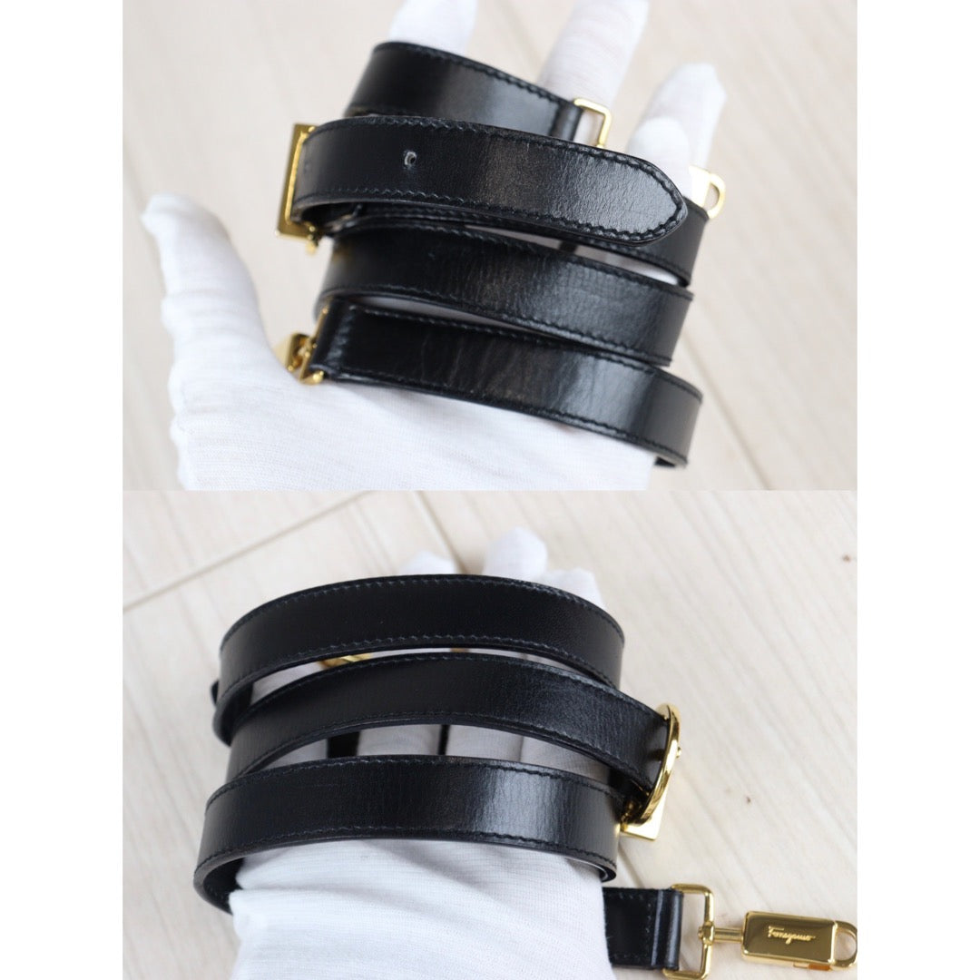 Rank AB |Ferragamo Gancini 2WAY Handbag Shoulderbag|23051208