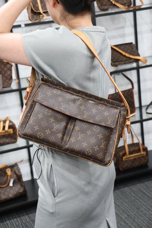 Rank AB |LV Monogram Viva Cite GM Shoulder Bag|A23040434