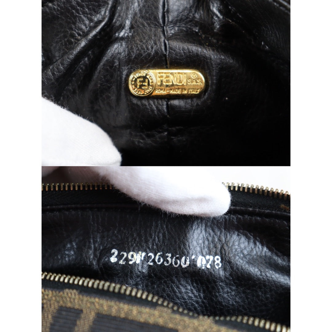 Rank A | FENDI Zucca Handbag |23050903