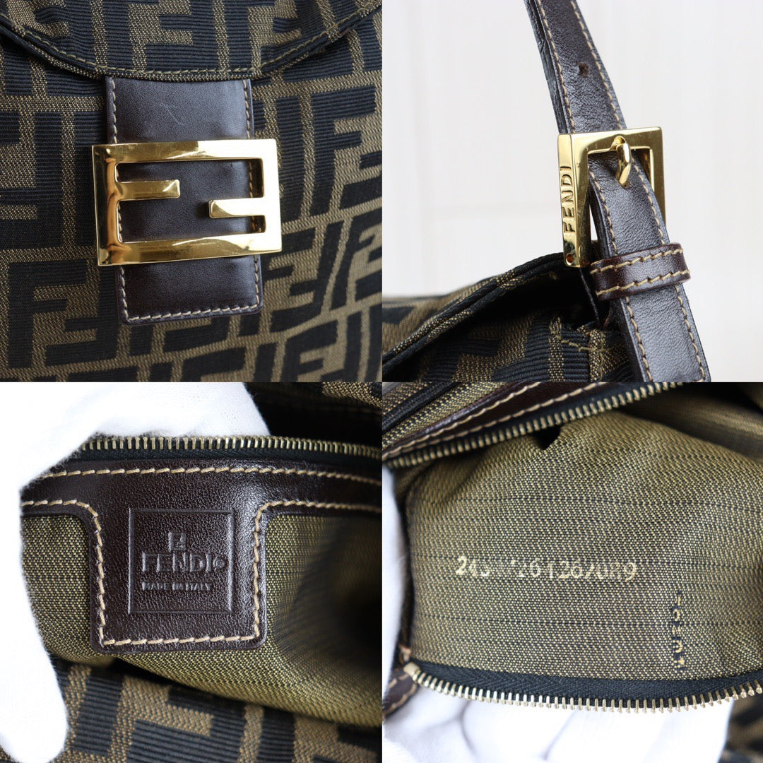 Rank AB | FENDI Zucca Mamma Shoulder Bag |23051503