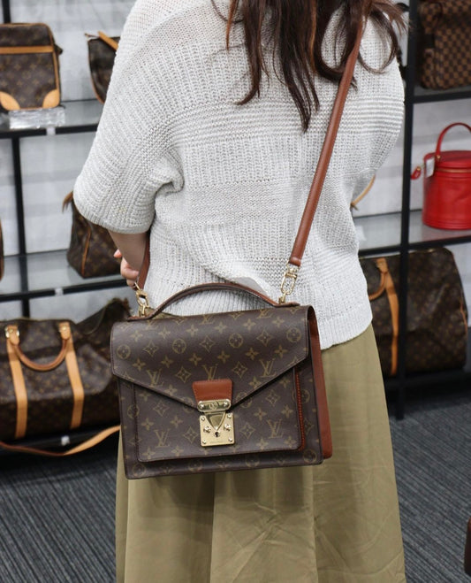 Rank AB | LV Monogram Monceau28 Shoulder Bag |23060111