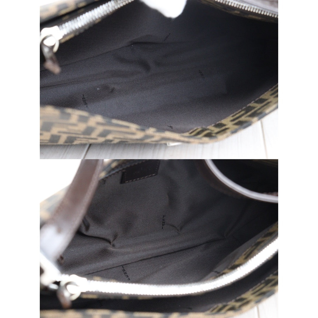 Rank A| FENDI Zucca Shoulder Bag |23061506