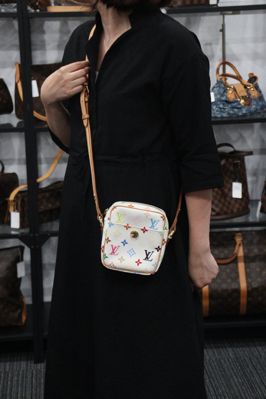 Rank A | LV Monogram Multi Color Rift Messenger Crossbody Bag|23061301