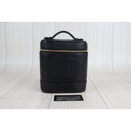 Rank AB | CHANEL Caviar Skin Vanity Handbag |23072501