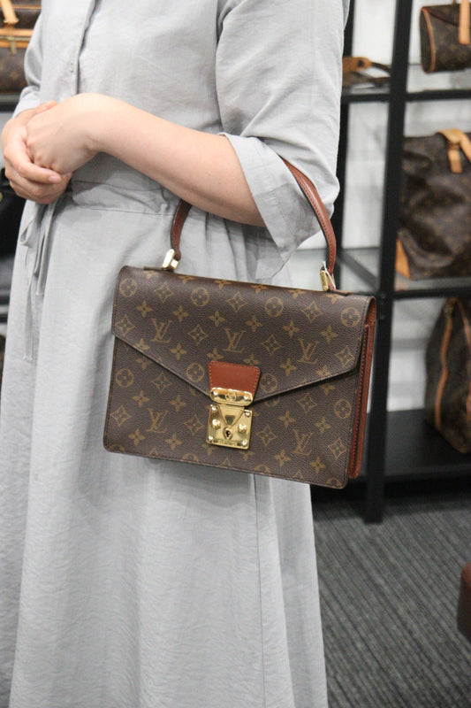 Rank A | LV Monogram Concorde Handbag |23060808