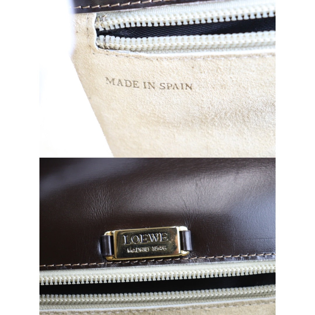 Rank A | Loewe Box Calf Shoulder Bag |V23062621