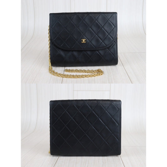 Rank AB | CHANEL Mini Coco Mark Matrasse Lambskin Chain Shoulder Bag |V23072721