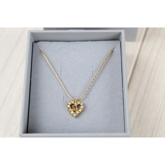 Rank A | Dior Heat Rhinestone Necklace |23051103