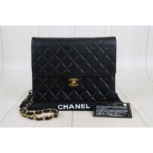 Rank AB |CHANEL Matrasse Lambskin Turn Lock 22 Shoulder Bag |V23061015