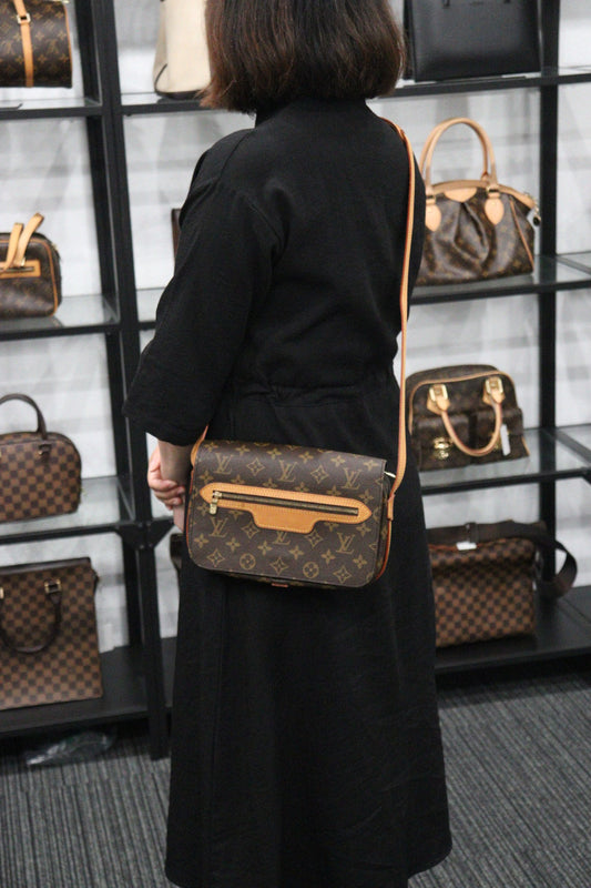 Rank AB | LV Monogram Shoulder Bag |23061812