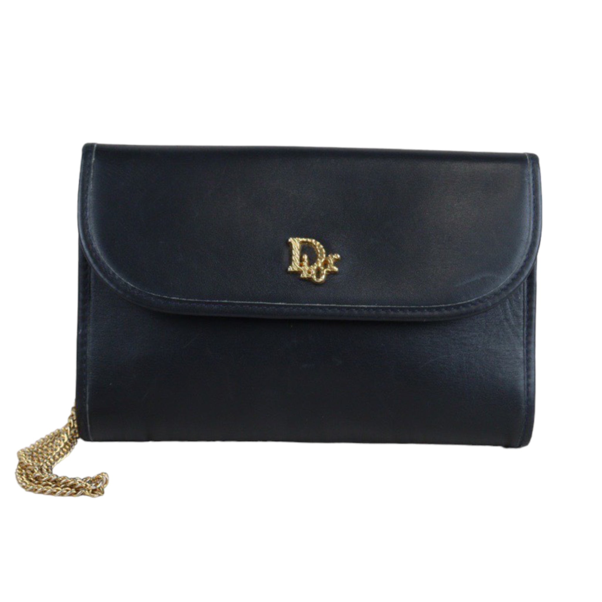 Rank A ｜ Dior Vintage Calf Leather Shoulder Bag ｜V23071409