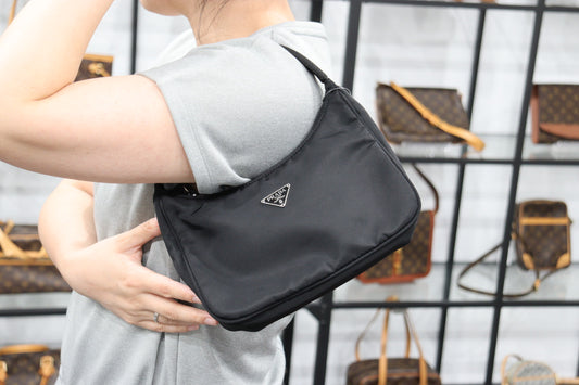 Rank A | PRADA HOBO HandBag |23042503