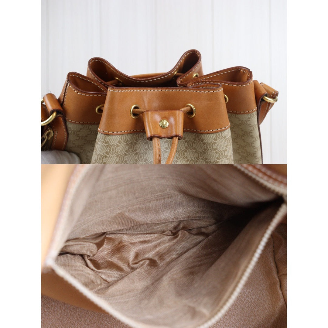 Rank AB|Celine Macadam Shoulder Bag|23060603