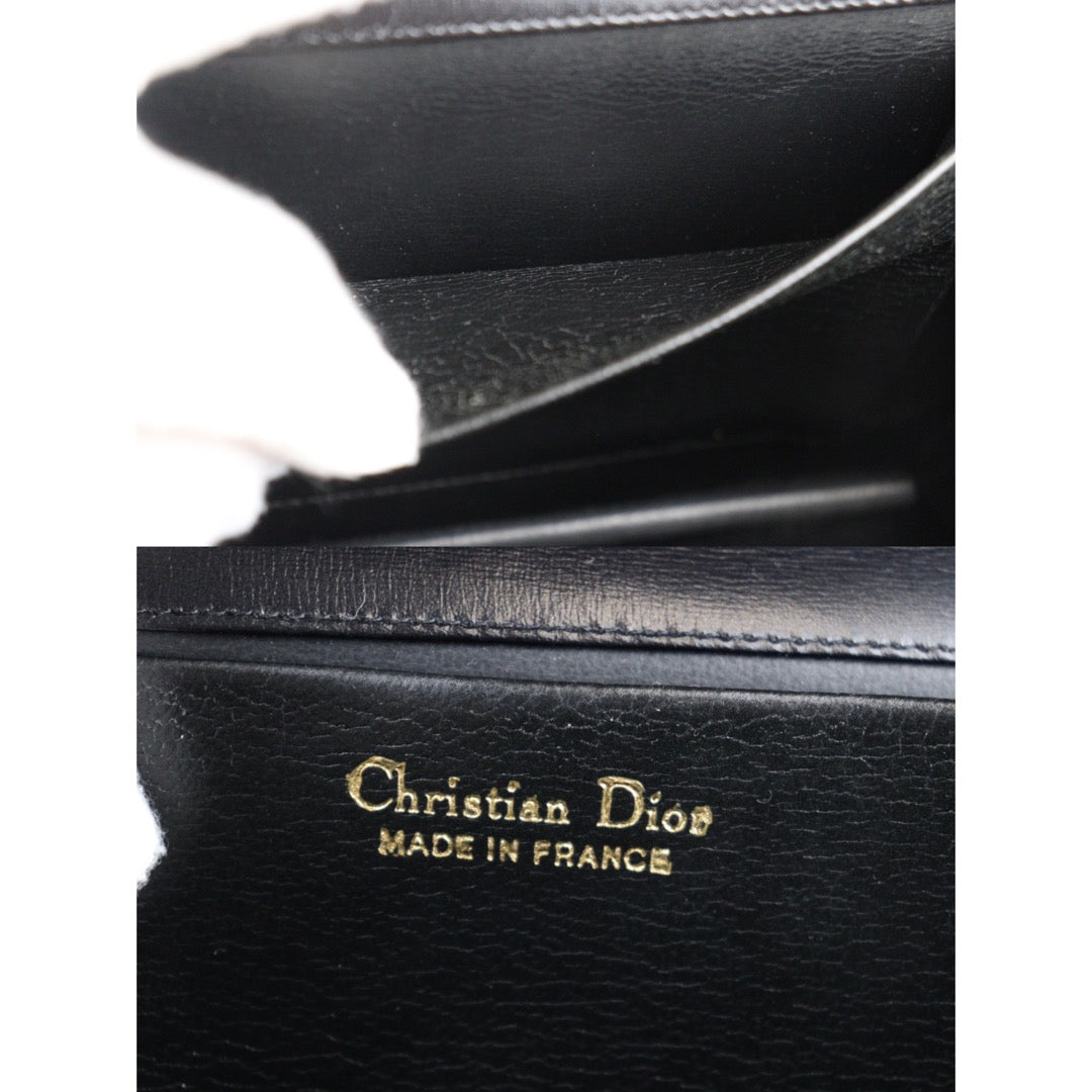 Rank AB | Dior Vintage Box Calf Shoulder Bag |V23070706