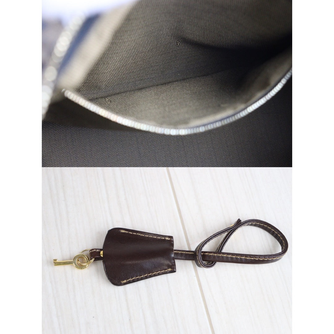 Rank A | FENDI Zucca Handbag |23070712