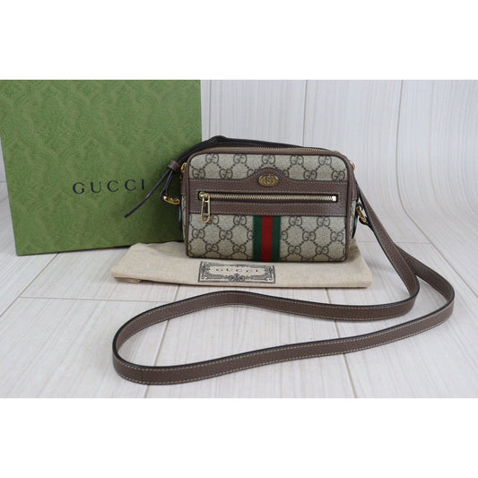 For Bernal-Montecillo Only|Third installment|Rank A | GUCCI GG Supreme Mini Bag Shoulder Bag Include Entrupy Certificate of Authenticity|23062201