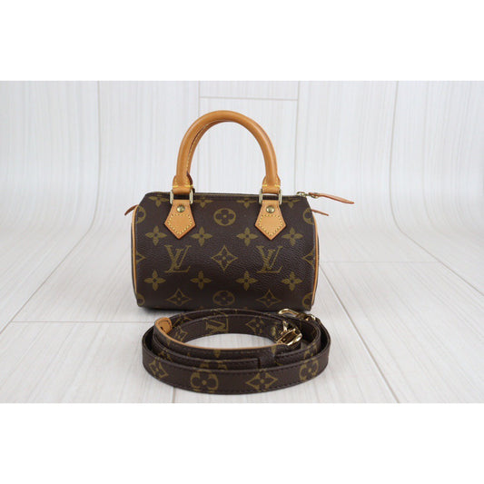 Rank A| LV Monogram Mini Speedy Handbag |230062608