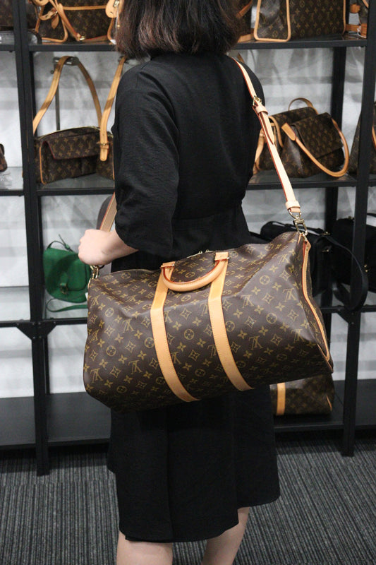 Rank A | LV Monogram Keypol Bandrière 45 |23070405