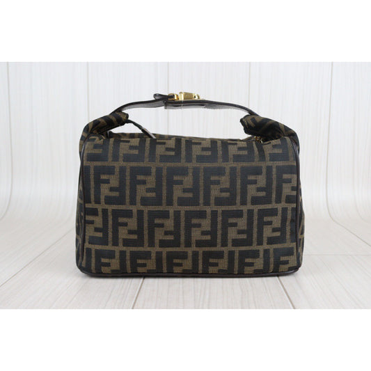 Rank A | FENDI Zucca Handbag |23060805