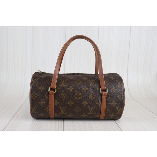 Rank AB | LV Monogram Papillon 26 Handbag |23060112