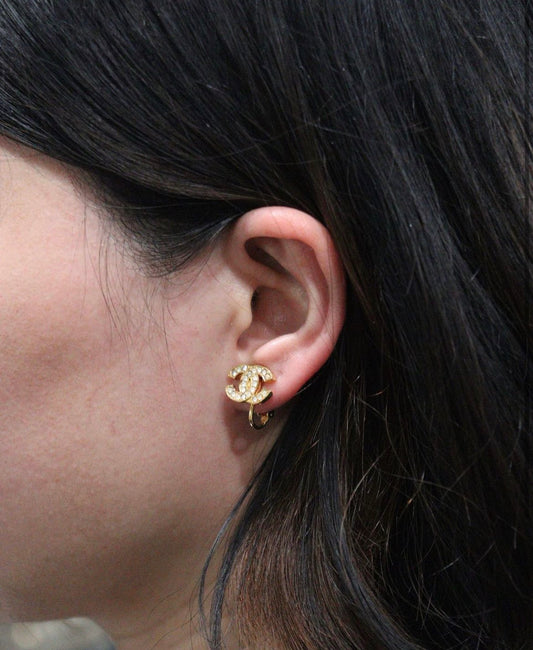 Rank A |CHANEL COCO Earrings |V23071414