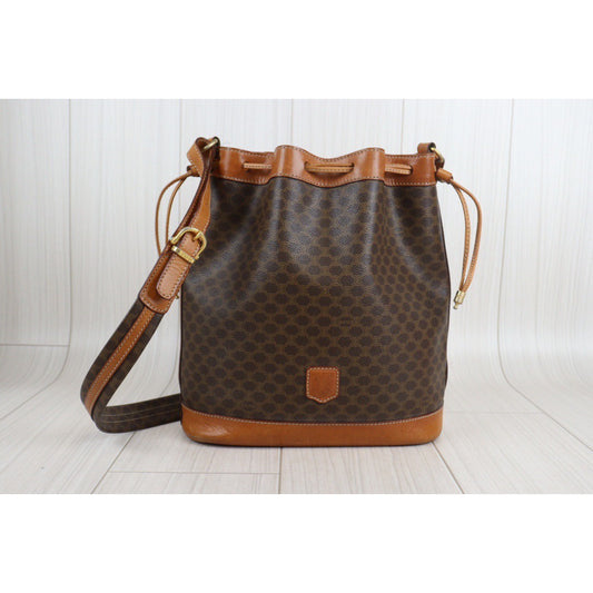 Rank AB|Celine Macadam Shoulder Bag|23060602