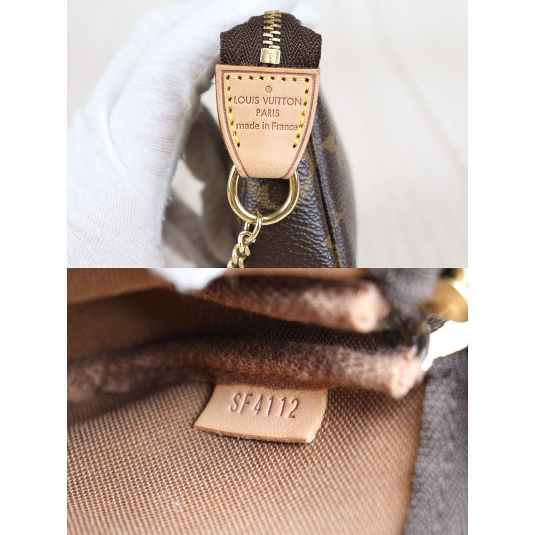 Rank S | LV Monogram Mini Pochette Accessoir |23042816