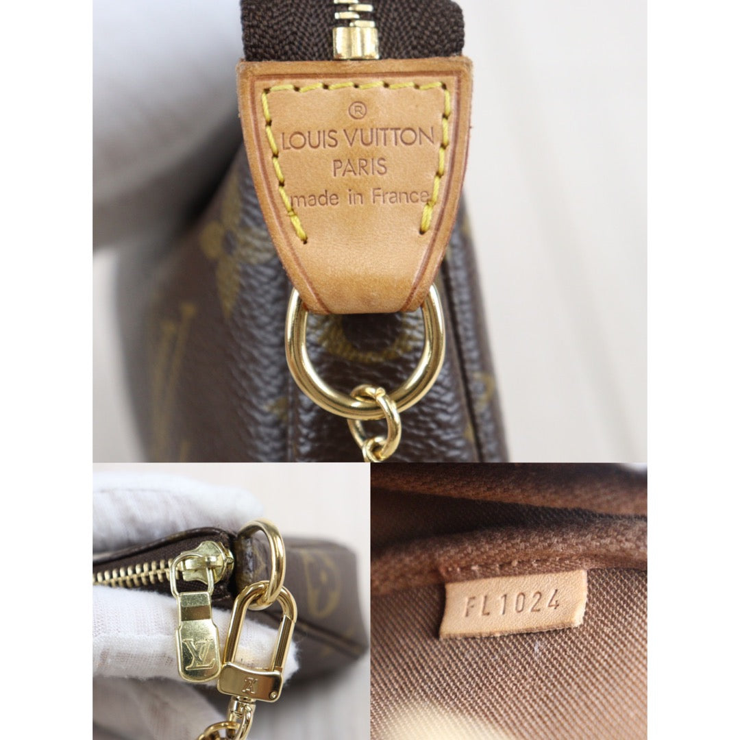 Rank A | LV Monogram Mini Pochette Accessoir |23060108