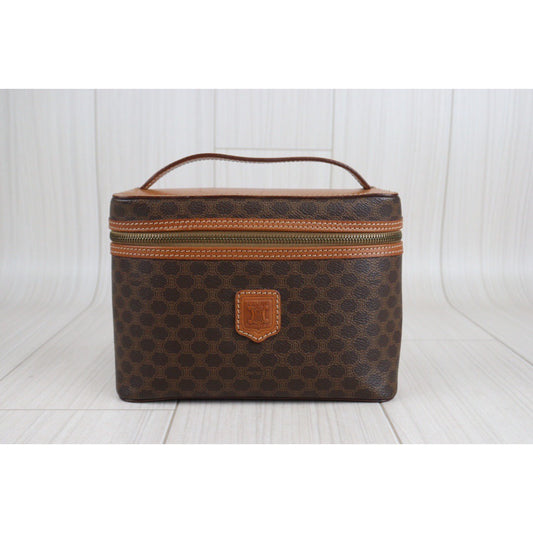 Rank AB | CELINE Macadam Vanity Handbag |23071505